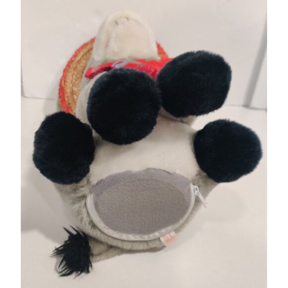 PBC Christmas Cisco Donkey in Straw Hat Mexican Outfit Poncho Plush Moves READ - Picture 6 of 14